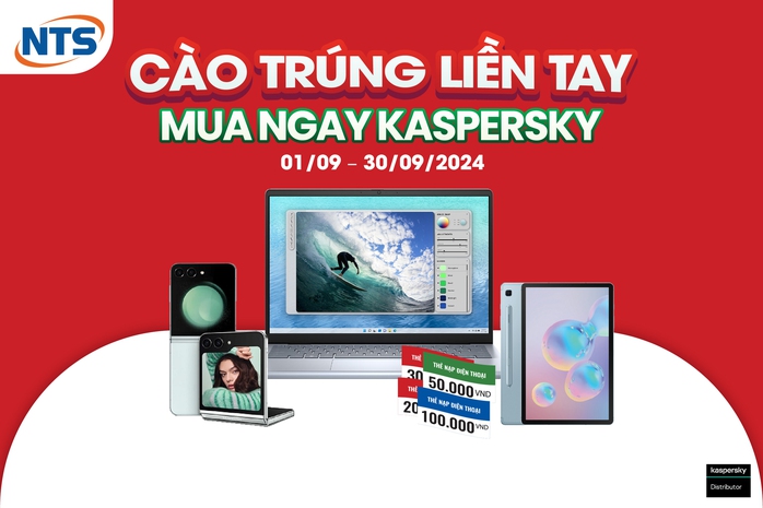 Kaspersky gây bão với loạt quà tặng hàng chục triệu đồng cho người dùng- Ảnh 1. Kaspersky gây bão với loạt quà tặng hàng chục triệu đồng cho người dùng- Ảnh 1.