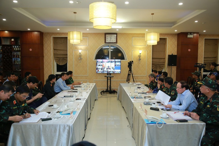 Hoàn thành nhiệm vụ, Sở chỉ huy tiền phương phòng chống bão số 3 dừng hoạt động- Ảnh 2. Hoàn thành nhiệm vụ, Sở chỉ huy tiền phương phòng chống bão số 3 dừng hoạt động- Ảnh 2.