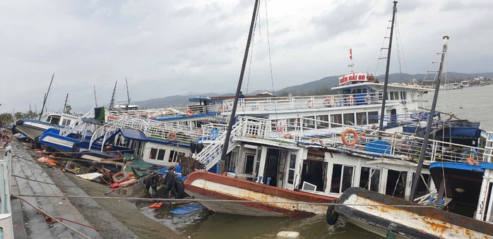 Hàng chục tàu du lịch ở Tuần Châu bị chìm trong bão dữ Yagi, thiệt hại hàng tỉ đồng- Ảnh 2. Hàng chục tàu du lịch ở Tuần Châu bị chìm trong bão dữ Yagi, thiệt hại hàng tỉ đồng- Ảnh 2.
