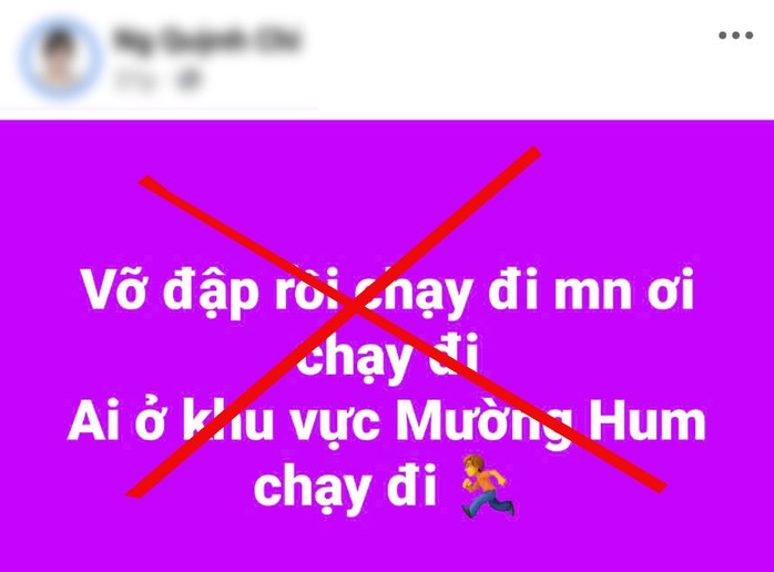 "Vỡ đập thủy điện ở Lào Cai, người dân chạy nhanh" là thông tin sai sự thật- Ảnh 1.