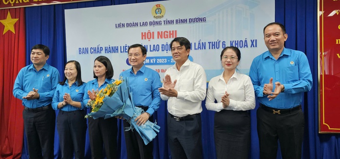 Ông Phạm Trọng Nhân được bầu làm Chủ tịch Liên đoàn Lao động tỉnh Bình Dương- Ảnh 2. Ông Phạm Trọng Nhân được bầu làm Chủ tịch Liên đoàn Lao động tỉnh Bình Dương- Ảnh 2.