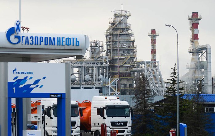 Gazprom Neft, công ty con của Tập đoàn Gazprom (Nga), nằm trong danh sách trừng phạt mới của Mỹ. Ảnh: TASS Gazprom Neft, công ty con của Tập đoàn Gazprom (Nga), nằm trong danh sách trừng phạt mới của Mỹ. Ảnh: TASS