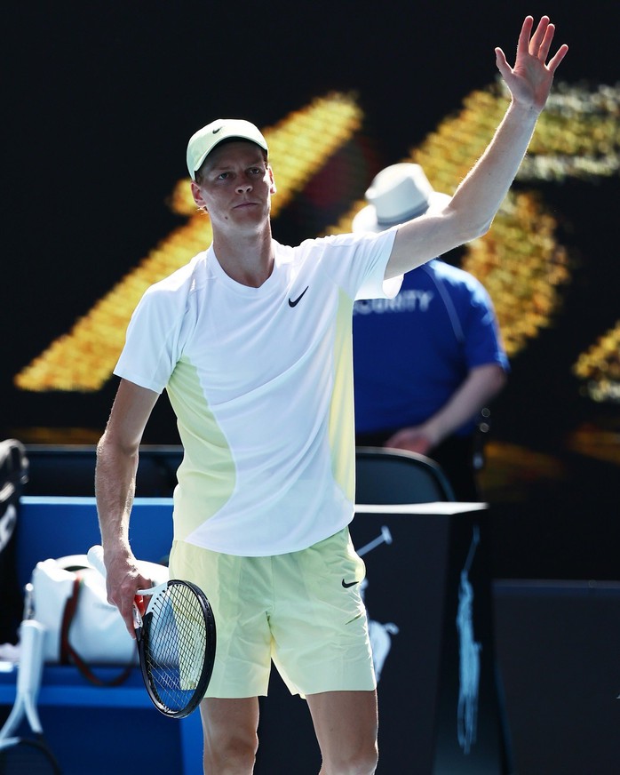 Sinner sánh ngang Djokovic, Federer tại Úc mở rộng- Ảnh 1. Sinner sánh ngang Djokovic, Federer tại Úc mở rộng- Ảnh 1.
