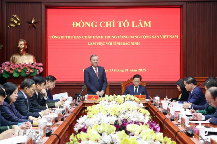 Tổng Bí thư Tô Lâm thăm và làm việc tại tỉnh Bắc Ninh- Ảnh 2. Tổng Bí thư Tô Lâm thăm và làm việc tại tỉnh Bắc Ninh- Ảnh 2.
