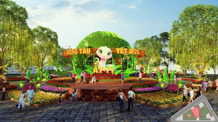 Hé lộ hình ảnh linh vật tại Hội hoa Xuân Vũng Tàu- Ảnh 1. Hé lộ hình ảnh linh vật tại Hội hoa Xuân Vũng Tàu- Ảnh 1.