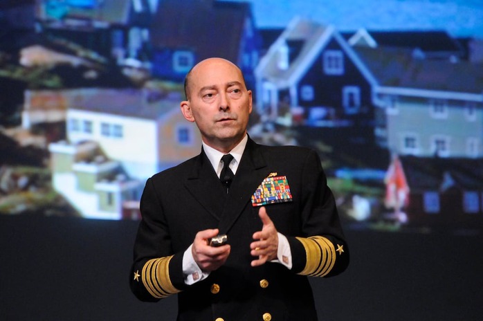 Cựu Tư lệnh tối cao lực lượng đồng minh NATO tại châu Âu James Stavridis. Ảnh: Hải quân Mỹ