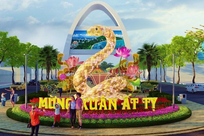 Hé lộ hình ảnh linh vật tại Hội hoa Xuân Vũng Tàu- Ảnh 2. Hé lộ hình ảnh linh vật tại Hội hoa Xuân Vũng Tàu- Ảnh 2.