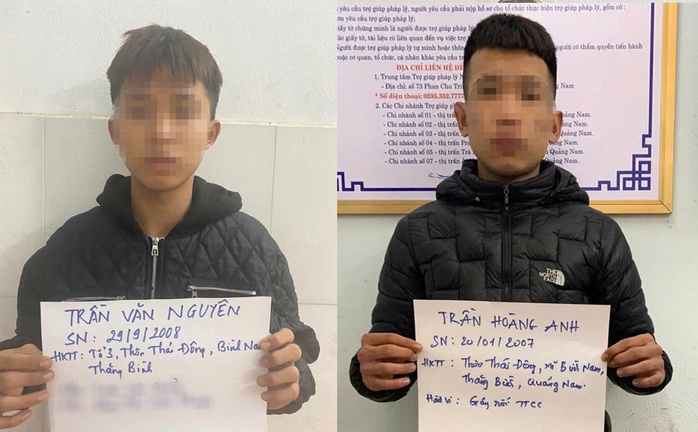 Bắt 9 đối tượng "quậy tung" quán Hiệu Tháp Bia ở Quảng Nam- Ảnh 2. Bắt 9 đối tượng "quậy tung" quán Hiệu Tháp Bia ở Quảng Nam- Ảnh 2.