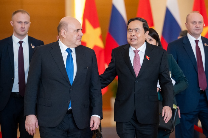 Chủ tịch Quốc hội Trần Thanh Mẫn hội kiến Thủ tướng Nga Mikhail Mishustin- Ảnh 7. Chủ tịch Quốc hội Trần Thanh Mẫn hội kiến Thủ tướng Nga Mikhail Mishustin- Ảnh 7.