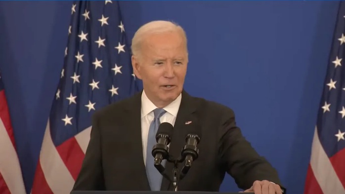 Tổng thống Mỹ Joe Biden phát biểu tại Bộ Ngoại giao ở Washington vào ngày 13-1. Ảnh: Nhà Trắng Tổng thống Mỹ Joe Biden phát biểu tại Bộ Ngoại giao ở Washington vào ngày 13-1. Ảnh: Nhà Trắng