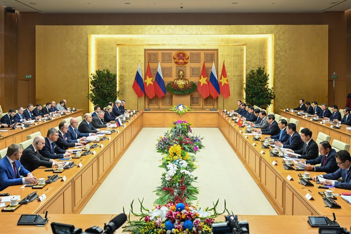 Thủ tướng Phạm Minh Chính chủ trì lễ đón Thủ tướng Nga- Ảnh 15. Thủ tướng Phạm Minh Chính chủ trì lễ đón Thủ tướng Nga- Ảnh 15.