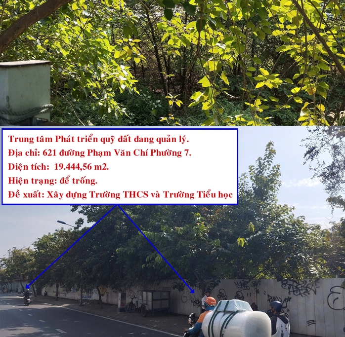 TP HCM: Quận 6 xin chuyển 8 khu đất công để làm trường học, công viên- Ảnh 1. TP HCM: Quận 6 xin chuyển 8 khu đất công để làm trường học, công viên- Ảnh 1.