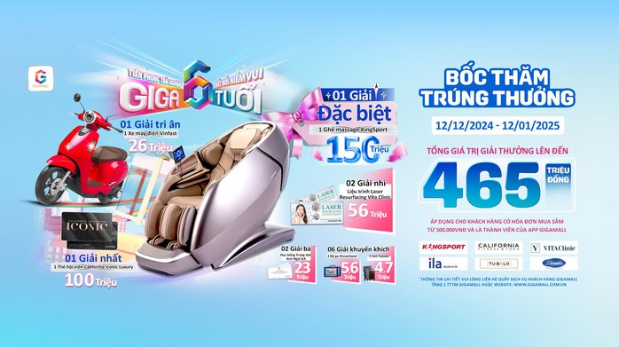 TTTM Gigamall ra mắt Alpha Games và tưng bừng mừng sinh nhật lần thứ 6- Ảnh 1. TTTM Gigamall ra mắt Alpha Games và tưng bừng mừng sinh nhật lần thứ 6- Ảnh 1.