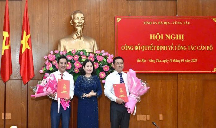 Bà Rịa – Vũng Tàu công bố quyết định về công tác cán bộ- Ảnh 1. Bà Rịa – Vũng Tàu công bố quyết định về công tác cán bộ- Ảnh 1.