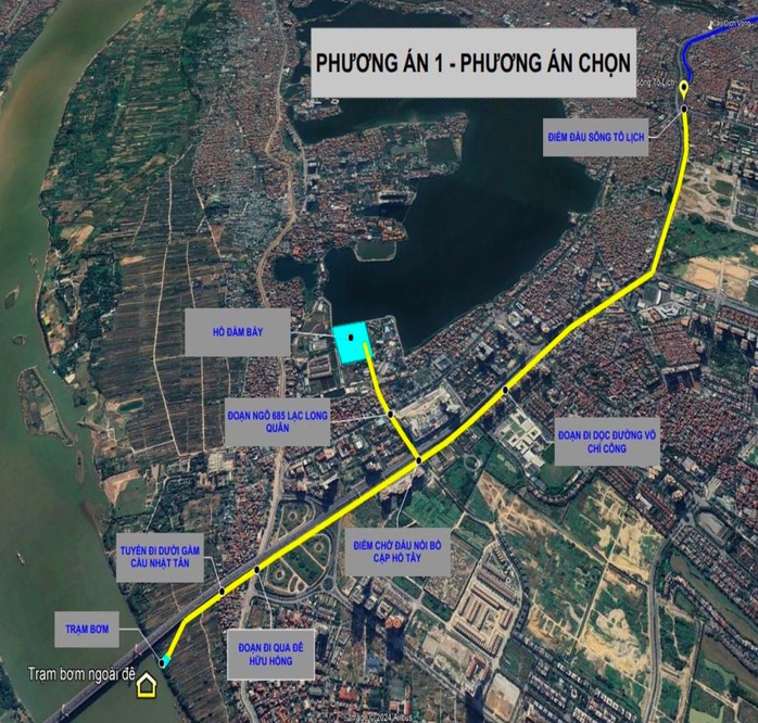 Bộ Xây dựng nói gì về phương án "hồi sinh" sông Tô Lịch của Hà Nội?- Ảnh 1. Bộ Xây dựng nói gì về phương án "hồi sinh" sông Tô Lịch của Hà Nội?- Ảnh 1.