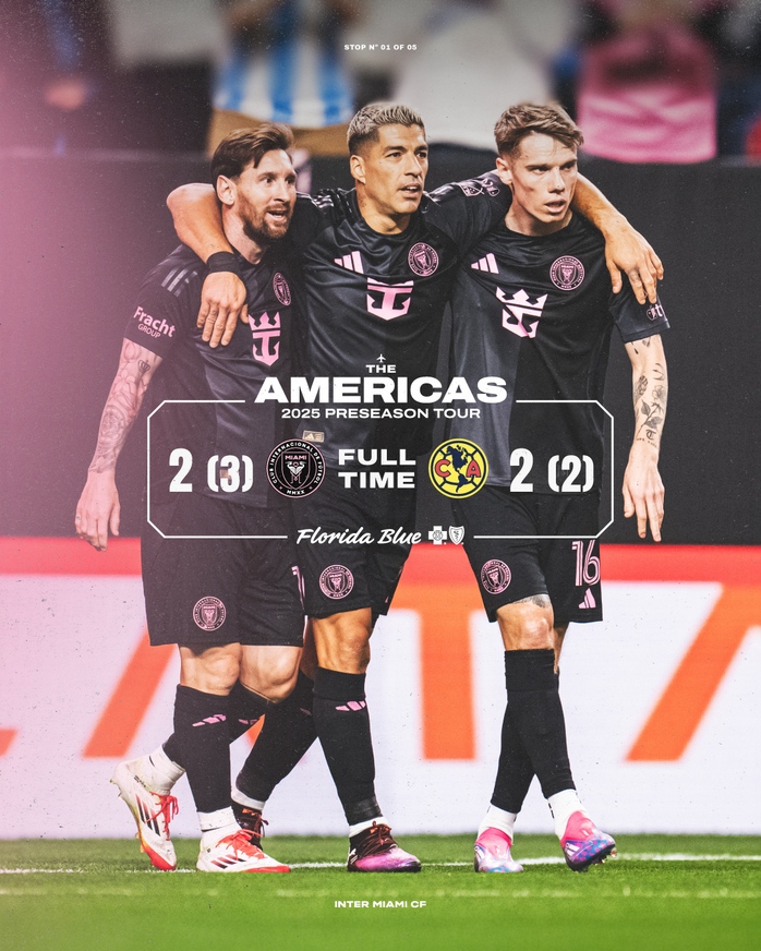 Inter Miami ngược dòng, Messi duy trì thành tích 20 năm ghi bàn- Ảnh 1. Inter Miami ngược dòng, Messi duy trì thành tích 20 năm ghi bàn- Ảnh 1.