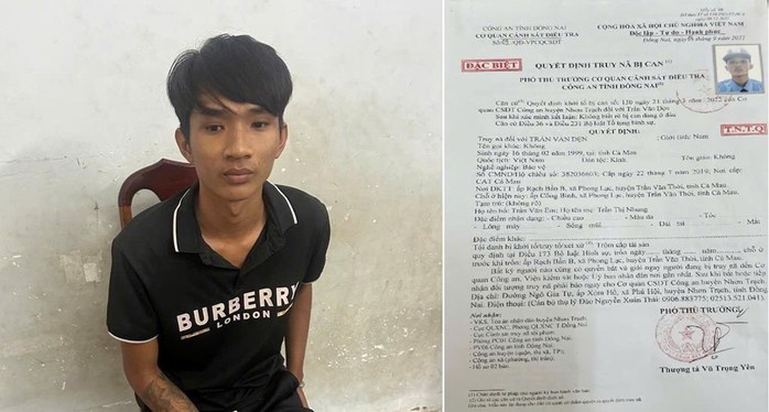 Đối tượng Trần Văn Dẹn bị Công an Đồng Nai bắt sau 2 năm lẩn trốn- Ảnh 1. Đối tượng Trần Văn Dẹn bị Công an Đồng Nai bắt sau 2 năm lẩn trốn- Ảnh 1.