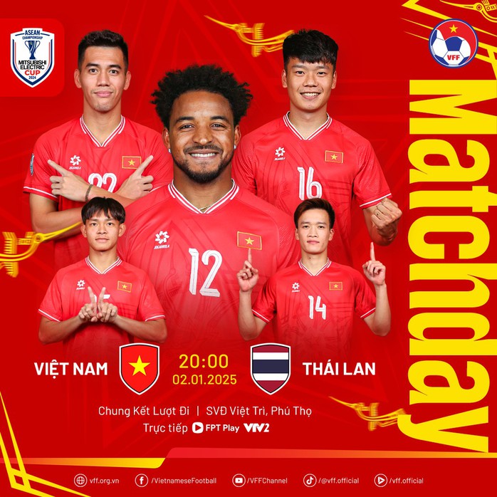 ASEAN Cup 2024: Xuân Son lập cú đúp, Việt Nam thắng Thái Lan 2-1- Ảnh 1. ASEAN Cup 2024: Xuân Son lập cú đúp, Việt Nam thắng Thái Lan 2-1- Ảnh 1.