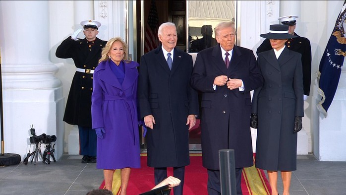 Ông Donald Trump trở lại Nhà Trắng- Ảnh 1. Ông Donald Trump trở lại Nhà Trắng- Ảnh 1.