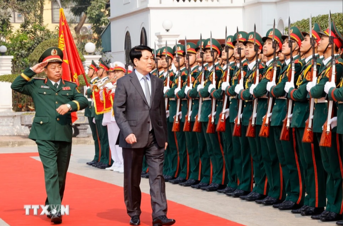 Chủ tịch nước Lương Cường: Binh chủng Đặc công phát huy truyền thống "Đặc biệt tinh nhuệ"- Ảnh 1. Chủ tịch nước Lương Cường: Binh chủng Đặc công phát huy truyền thống "Đặc biệt tinh nhuệ"- Ảnh 1.