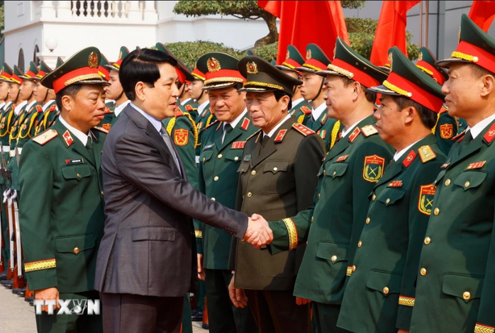 Chủ tịch nước Lương Cường: Binh chủng Đặc công phát huy truyền thống "Đặc biệt tinh nhuệ"- Ảnh 4. Chủ tịch nước Lương Cường: Binh chủng Đặc công phát huy truyền thống "Đặc biệt tinh nhuệ"- Ảnh 4.