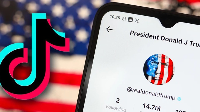 TikTok cảm ơn công lao của Tổng thống đắc cử Donald Trump, người sẽ nhậm chức vào ngày 20-1. Ảnh: MSNBC TikTok cảm ơn công lao của Tổng thống đắc cử Donald Trump, người sẽ nhậm chức vào ngày 20-1. Ảnh: MSNBC