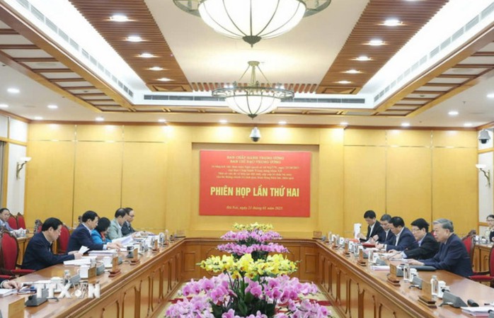 Tổng Bí thư Tô Lâm chủ trì họp Ban Chỉ đạo Trung ương về tổng kết việc thực hiện Nghị quyết 18- Ảnh 4. Tổng Bí thư Tô Lâm chủ trì họp Ban Chỉ đạo Trung ương về tổng kết việc thực hiện Nghị quyết 18- Ảnh 4.