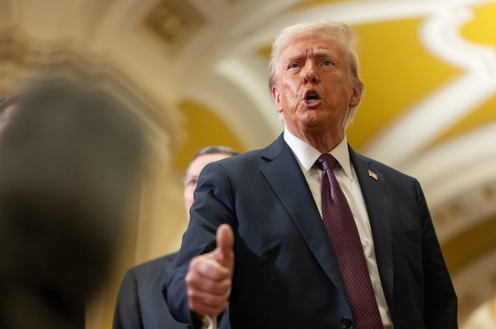 Tổng thống Trump đe dọa trừng phạt Nga nếu Tổng thống Putin không đàm phán- Ảnh 1. Tổng thống Trump đe dọa trừng phạt Nga nếu Tổng thống Putin không đàm phán- Ảnh 1.