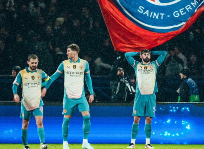 Pep Guardiola lý giải về trận thua ngược PSG, nguy cơ bị loại sớm Champions League- Ảnh 3. Pep Guardiola lý giải về trận thua ngược PSG, nguy cơ bị loại sớm Champions League- Ảnh 3.