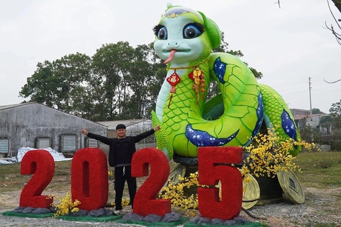 Linh vật rắn của tỉnh, thành nào đẹp nhất Tết Ất Tỵ 2025?- Ảnh 31. Linh vật rắn của tỉnh, thành nào đẹp nhất Tết Ất Tỵ 2025?- Ảnh 31.