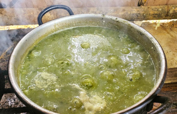 Độc lạ món canh môn da trâu của người Thái xứ Thanh- Ảnh 4. Độc lạ món canh môn da trâu của người Thái xứ Thanh- Ảnh 4.