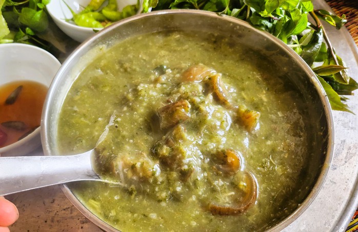 Độc lạ món canh môn da trâu của người Thái xứ Thanh- Ảnh 1. Độc lạ món canh môn da trâu của người Thái xứ Thanh- Ảnh 1.