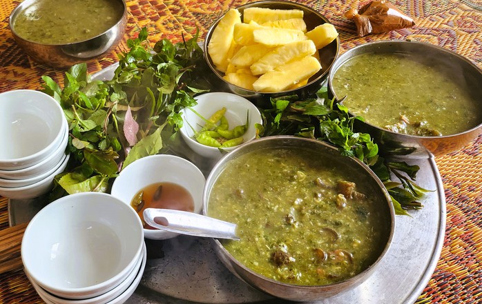 Độc lạ món canh môn da trâu của người Thái xứ Thanh- Ảnh 5. Độc lạ món canh môn da trâu của người Thái xứ Thanh- Ảnh 5.