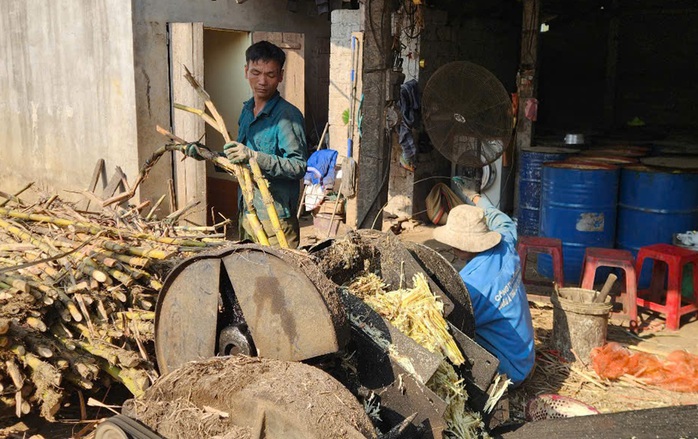 Kiếm bộn tiền từ nghề nấu mật mía phục vụ Tết- Ảnh 3. Kiếm bộn tiền từ nghề nấu mật mía phục vụ Tết- Ảnh 3.