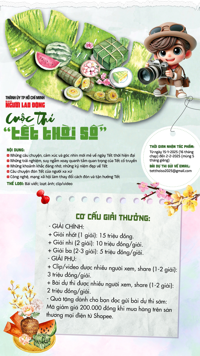 Cuộc thi viết "TẾT THỜI SỐ": Đón Tết nơi phương xa- Ảnh 3. Cuộc thi viết "TẾT THỜI SỐ": Đón Tết nơi phương xa- Ảnh 3.