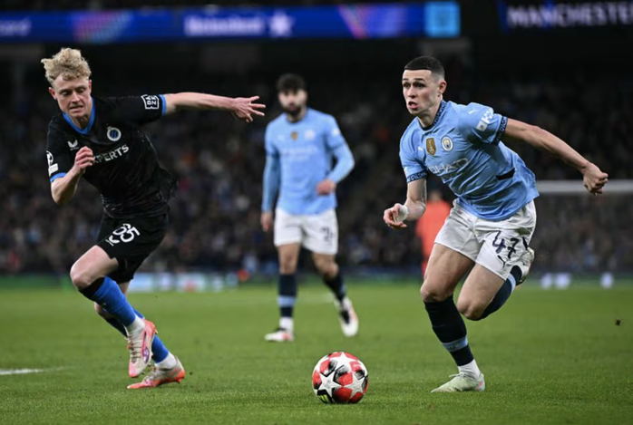 Đánh bại Club Brugge sân nhà, Man City giành vé vớt Champions League- Ảnh 1. Đánh bại Club Brugge sân nhà, Man City giành vé vớt Champions League- Ảnh 1.