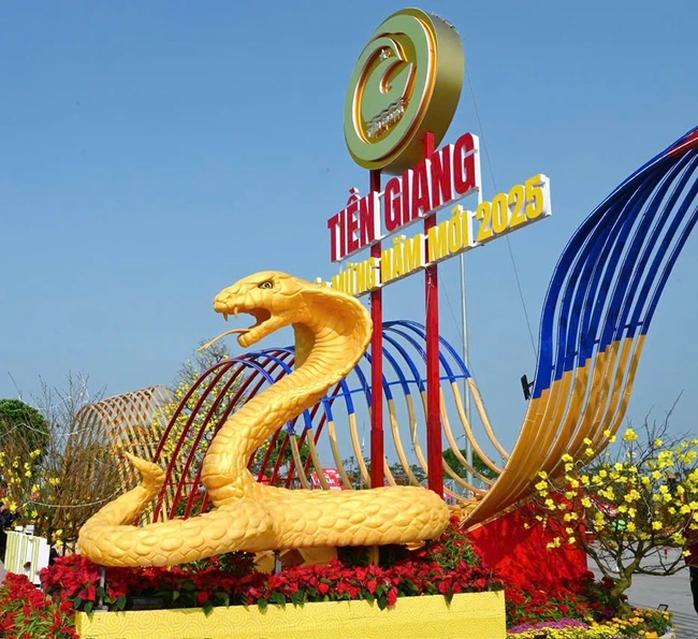 Tiền Giang dẫn đầu cuộc bình chọn linh vật rắn đẹp nhất Tết Ất Tỵ- Ảnh 1. Tiền Giang dẫn đầu cuộc bình chọn linh vật rắn đẹp nhất Tết Ất Tỵ- Ảnh 1.