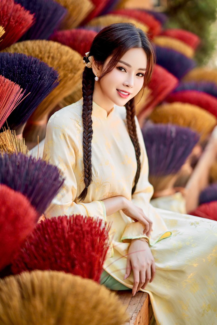 Đào Lan Phương hóa nàng thơ trong bộ ảnh đầu xuân- Ảnh 3. Đào Lan Phương hóa nàng thơ trong bộ ảnh đầu xuân- Ảnh 3.