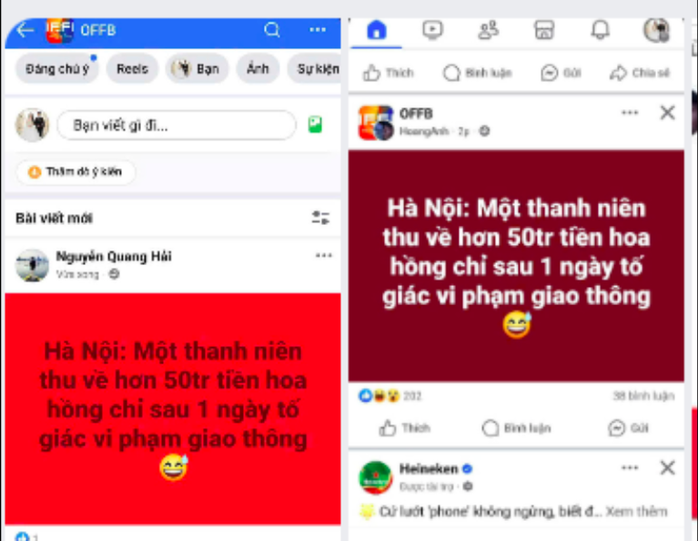 CSGT nói gì về "một người thu được 50 triệu/ngày từ tố giác vi phạm giao thông"?- Ảnh 1. CSGT nói gì về "một người thu được 50 triệu/ngày từ tố giác vi phạm giao thông"?- Ảnh 1.