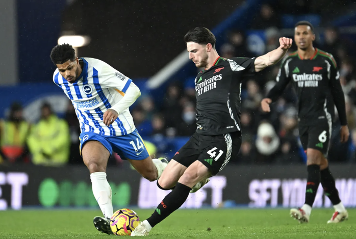 Hòa tệ hại Brighton, Arsenal hết hy vọng đua vô địch Ngoại hạng- Ảnh 5. Hòa tệ hại Brighton, Arsenal hết hy vọng đua vô địch Ngoại hạng- Ảnh 5.
