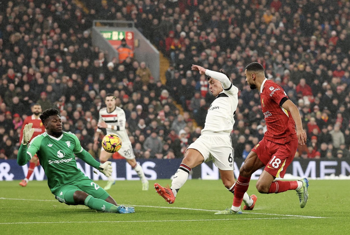 Rượt đuổi tỉ số ở Anfield, Man United giật điểm từ tay Liverpool- Ảnh 2. Rượt đuổi tỉ số ở Anfield, Man United giật điểm từ tay Liverpool- Ảnh 2.