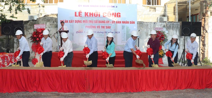 Quận 3 khởi công dự án trụ sở mới cho phường Võ Thị Sáu- Ảnh 1. Quận 3 khởi công dự án trụ sở mới cho phường Võ Thị Sáu- Ảnh 1.