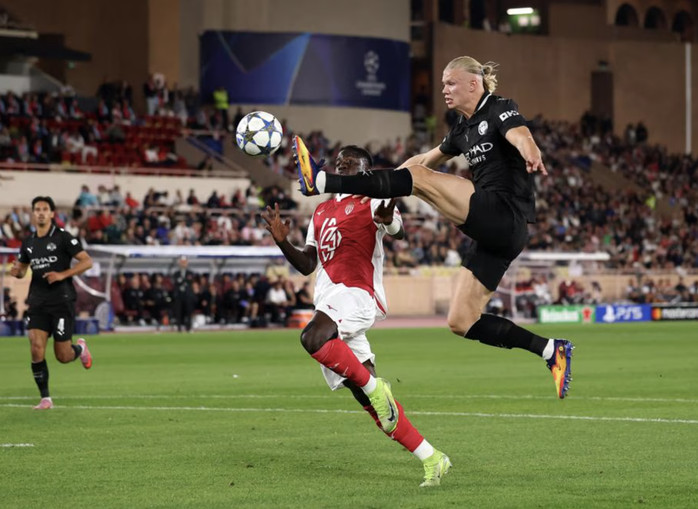 Haaland lập cú đúp, Man City đánh rơi chiến thắng khó tin trước Monaco- Ảnh 1.