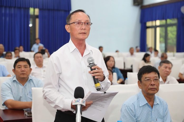 Hình ảnh Chủ tịch nước Lương Cường tiếp xúc cử tri TP HCM - Ảnh 8.