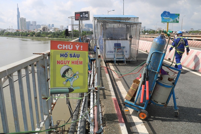 Cận cảnh cầu Bình Triệu 1 cao thêm 1,08 m- Ảnh 5.