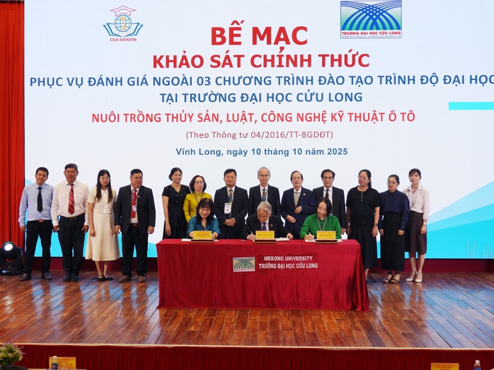 Trường ĐH Cửu Long nhận tin vui về kiểm định chất lượng đào tạo - Ảnh 6.