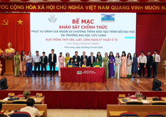 Trường ĐH Cửu Long nhận tin vui về kiểm định chất lượng đào tạo - Ảnh 5.