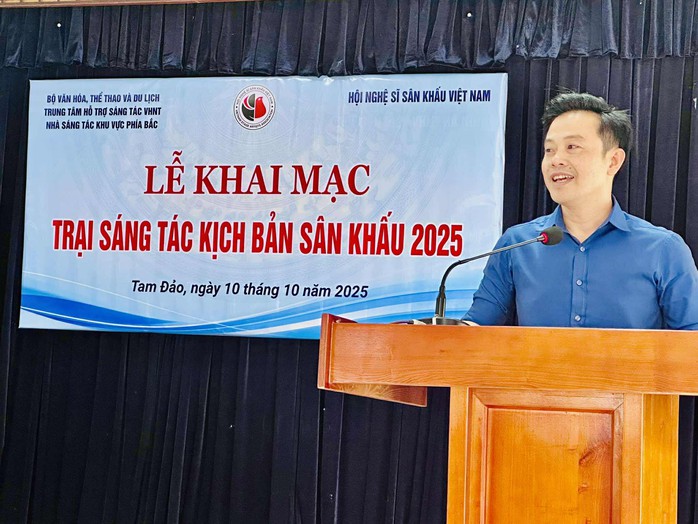 Khai mạc Trại sáng tác Kịch bản Sân khấu 2025 tại Tam Đảo: Nơi hội tụ tài năng và khát vọng - Ảnh 7.