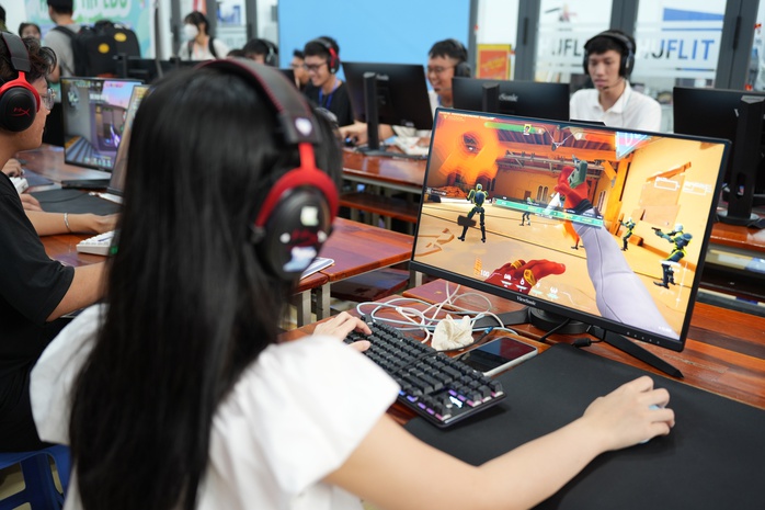 Chơi game "thả ga" tại ngày hội Công nghệ thông tin năm 2025 - Ảnh 1.