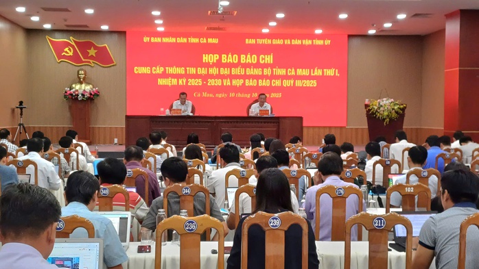 Cà Mau họp báo cung cấp thông tin về sự kiện quan trọng của tỉnh - Ảnh 1.